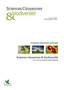 Présentation - Colloque Sciences Citoyennes et Biodiversité