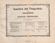 Partition , Sonatina en F major, 3 sonatines, Enckhausen, Heinrich Friedrich
