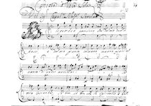 Partition , Dispettoso pensiero, 16 Chamber cantates, 17 Cantaten für eine Solostimme