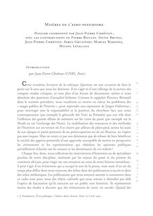 PDF - 419.4 KB - Misères de l afro-pessimisme