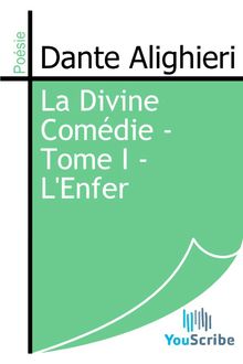 La Divine Comédie - Tome I - L Enfer