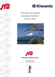 Voyage au Japon - juillet 2014, Kiwanis