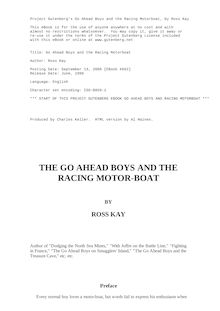 Go Ahead Boys and the Racing Motorboat