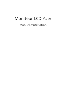 Notice LCD Acer  H223HQ