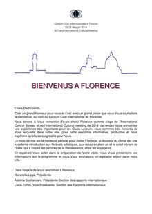 Visite de Florence avec le Lyceum Club Internazionale di Firenze