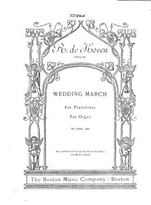 Score, Wedding March, Op.405, A major, De Koven, Reginald