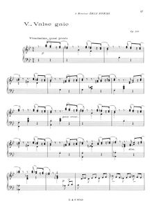Partition complète (filter), Valse gaie, Op. 139, Saint-Saëns, Camille