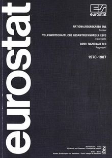 National accounts ESA. Aggregates 1960-1987