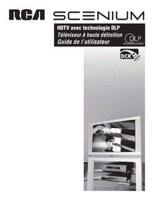 Notice HDTV RCA  HD50LPW162