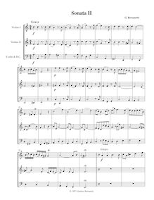 Partition Sonata a Tre II en A min., Sonata a Tre II en A Minor