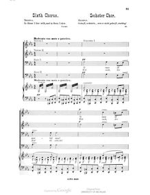 Partition 6th chœur, Oedipus Tyrannus, Op.35, Paine, John Knowles