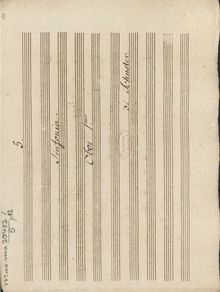 Partition hautbois 1, 2, Sinfonia No.5 en B-flat major, B♭ major