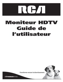 Notice Télévision RCA  D61W15B