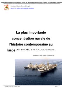 La plus importante concentration navale de l'histoire ...