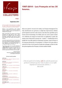 1997-2014 – Les Français et les 35 heures