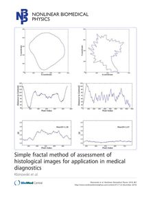 Simple fractal method of assessment of histological images for application in medical diagnostics
