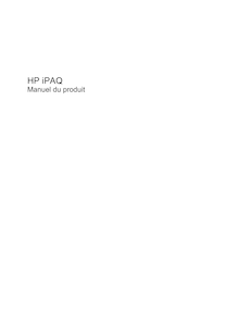 Notice Ordinateur de poche HP  iPAQ 610c