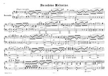 Partition complète, Overture zum Märchen von der schönen Melusine, Op.32