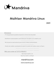 Informations URLs pour accéder aux services Mandriva