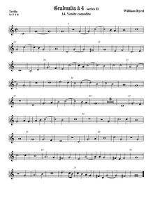 Partition viole de gambe aigue, Gradualia II, Gradualia: seu cantionum sacrarum, liber secundus par William Byrd