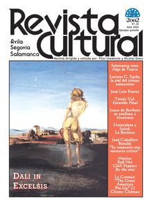 Revista Cultural (Ávila, Segovia, Salamanca). Dirigida y editada por Pilar Coomonte y Nicolás Gless. Nº 36, Julio 2002.