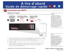 Notice HDTV RCA  HD61LPW167