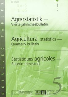 N. 2/01 - AGRICULTURAL STATISTICS - QUARTERLY BULLETIN