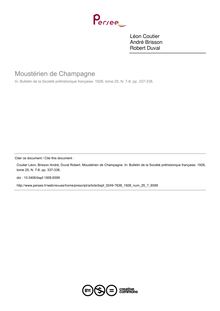 Moustérien de Champagne - article ; n°7 ; vol.25, pg 337-338