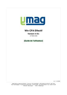 Manuel Utilisateur Win CFA Effectif