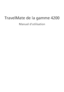 Notice Ordinateur portable Acer  TravelMate 4200