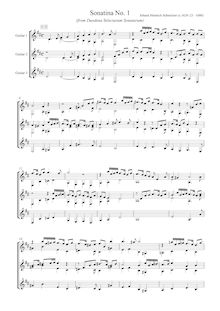 Partition complète, Triosonatas, Duodena Selectarum Sonatarum, Schmelzer, Johann Heinrich par Johann Heinrich Schmelzer