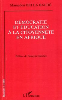 Démocratie et éducation à la citoyenneté en Afrique