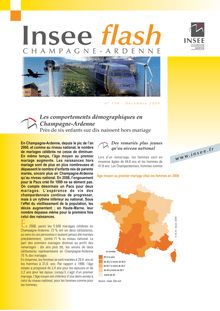 Les comportements démographiques en Champagne-Ardenne - Près de six enfants sur dix naissent hors mariage