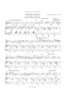 Partition de piano, Petite valse, Yachshenko, Taras