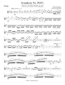Partition altos, Symphony No.39  Irish Green , G major, Rondeau, Michel par Michel Rondeau