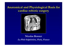Anatomical and Physiological Basis for cardiac robotic surgery