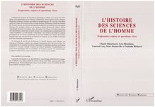 HISTOIRE DES SCIENCES DE L HOMME