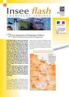 Les logements en Champagne-Ardenne : moins d habitants dans plus de logements