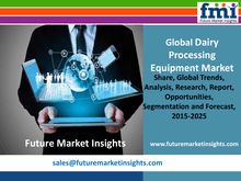 Dairy Processing Equipment Market Growth and Segments,2015-2025