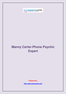 Manny Carter-Phone Psychic Expert