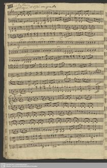 Partition violons II, Symphony en G major, G major, Rosetti, Antonio