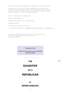 The Daughter of a Republican