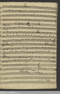 Partition cor 1, Symphony en G major, G major, Rosetti, Antonio