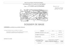 Sujet du bac 2012: Quantification des ouvrages (U21) - Métropole