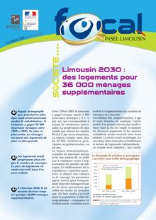 Limousin 2030 : des logements pour 36 000 ménages supplémentaires