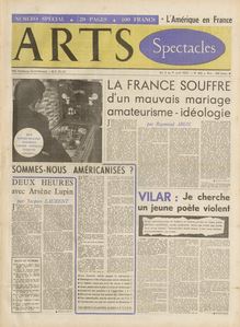ARTS N° 613 du 03 avril 1957