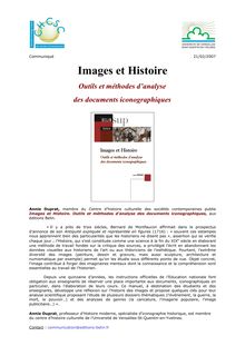 Images et Histoire