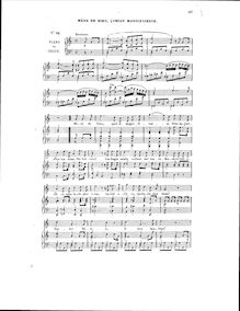 Partition Segment 4, Choix de cantiques sur des airs nouveaux pour toutes les fêtes de l année ... á trois ou quatre voix avec accompagnement d orgue ou de piano par le R. P. L. Lambillotte