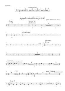 Partition Percussion, Concerto pour violoncelle & Doublebass, WesenAuer, Peter par Peter WesenAuer