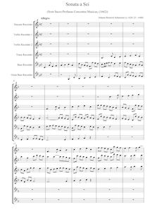 Partition complète (enregistrements - DTrTrTBGb), Sacro-profanus concentus musicus fidium aliorumque instrumentorum